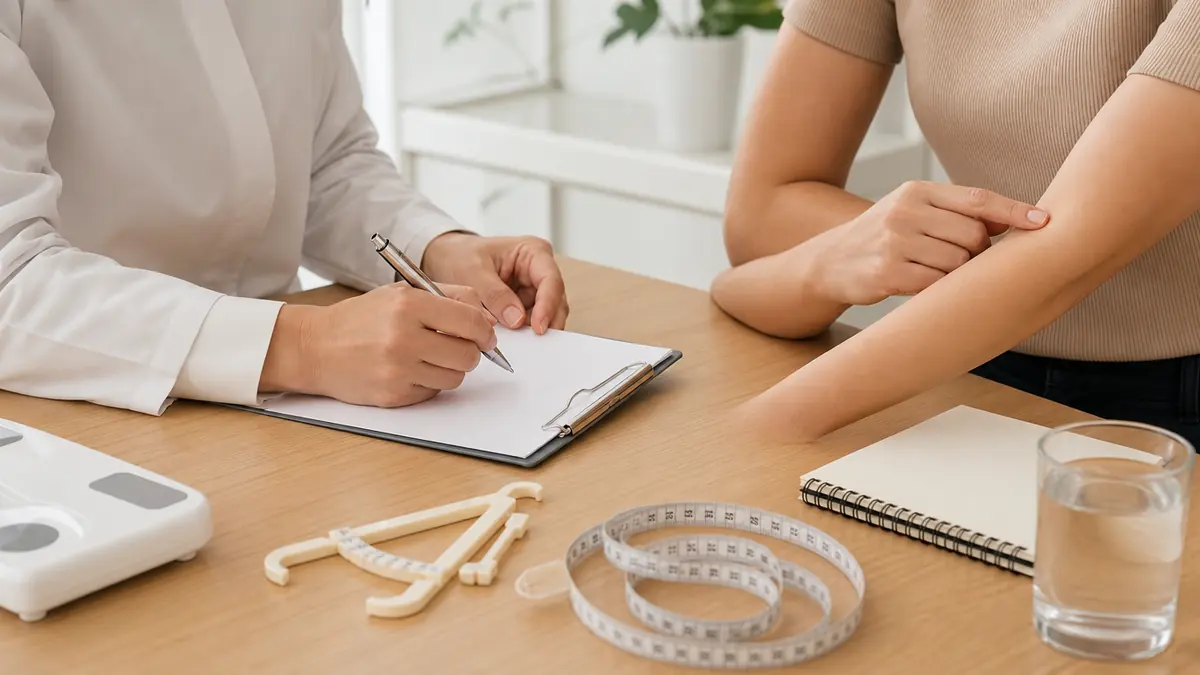 Clinical skin and weight management consultation materials